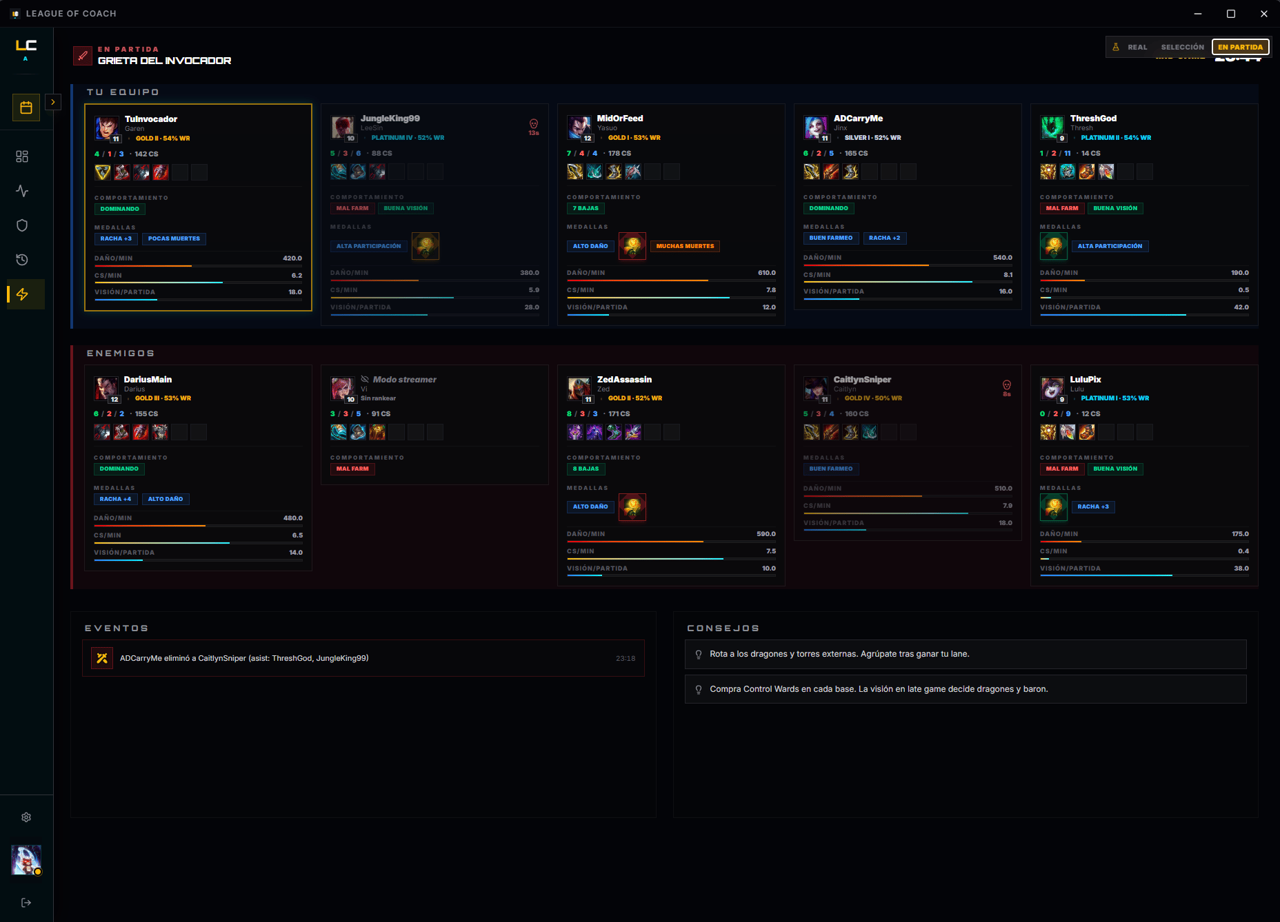 Game Screen
